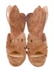 Christian Louboutin Suede Slingback Sandals
