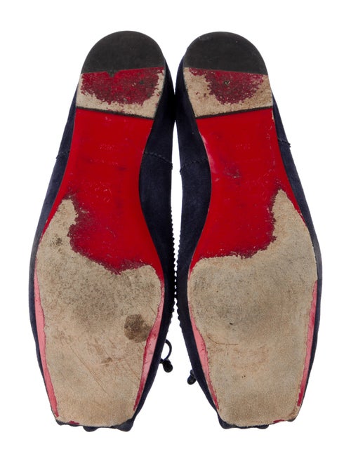 Christian Louboutin Mamadrague Suede Ballet Flats