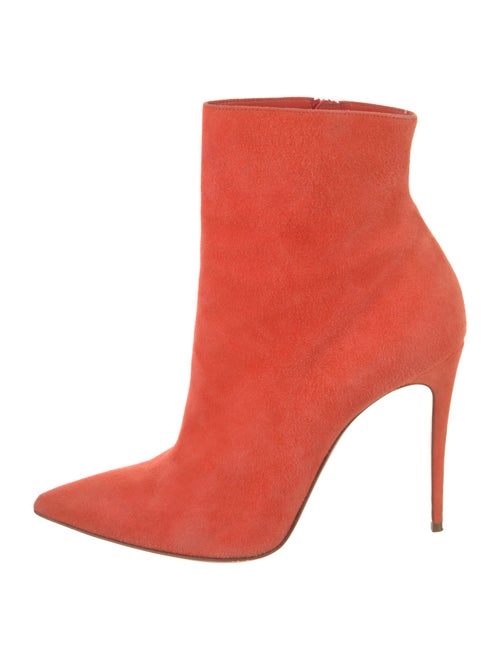 Christian Louboutin Suede Printed Boots