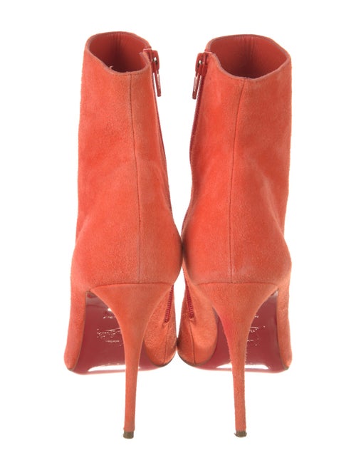 Christian Louboutin Suede Printed Boots