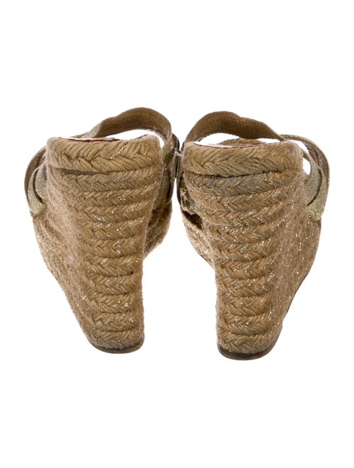 Christian Louboutin Glitter Accents Espadrilles
