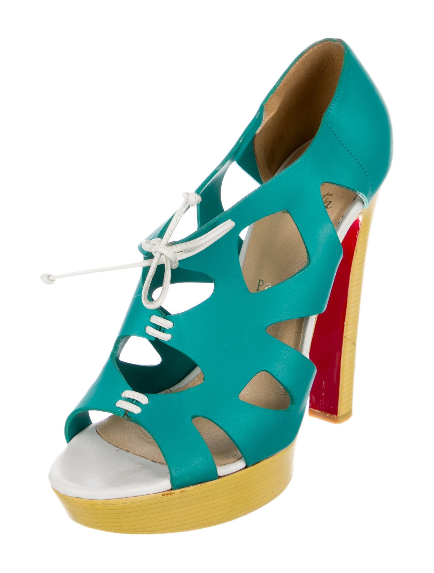 Christian Louboutin Fossile Leather Pumps