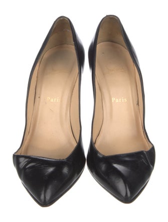 Christian Louboutin Leather Animal Print Pumps