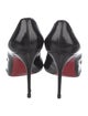 Christian Louboutin Leather Animal Print Pumps