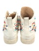 Christian Louboutin Spike Accents Leather Sneakers
