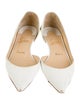 Christian Louboutin Leather D'Orsay Flats