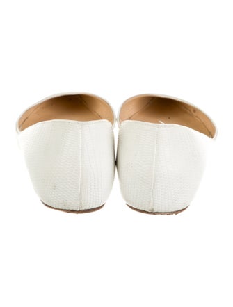 Christian Louboutin Leather D'Orsay Flats