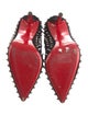 Christian Louboutin Spike Accents Suede Boots