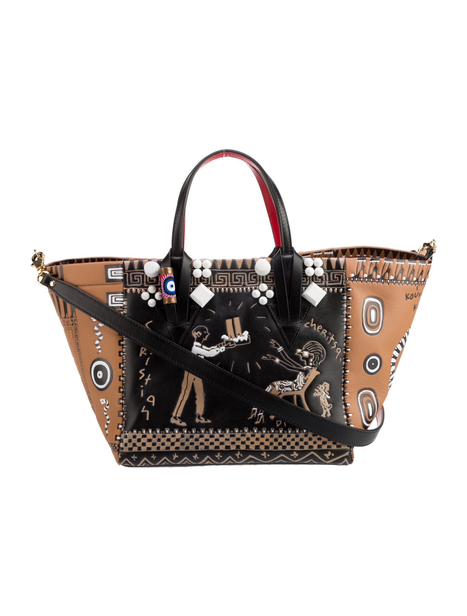 Christian Louboutin Leather Top Handle Bag