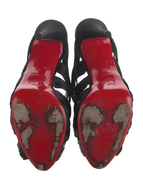 Christian Louboutin Satin Slides