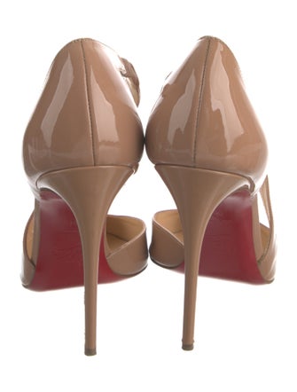 Christian Louboutin Patent Leather D'Orsay Pumps