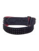 Christian Louboutin Spike Accents Glitter Waist Belt