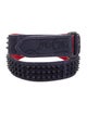 Christian Louboutin Spike Accents Glitter Waist Belt