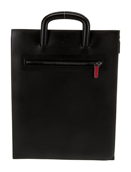 Christian Louboutin Suede Top Handle Bag