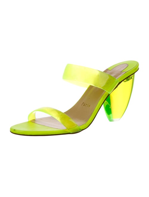 Christian Louboutin PVC Slingback Sandals