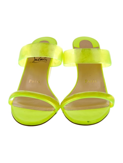 Christian Louboutin PVC Slingback Sandals