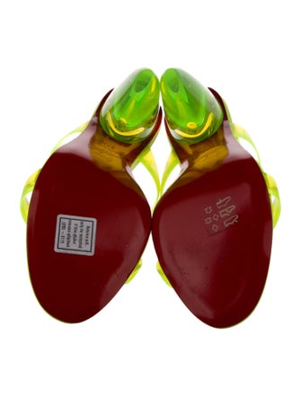 Christian Louboutin PVC Slingback Sandals
