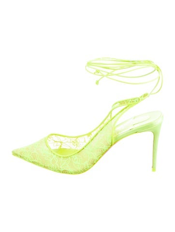 Christian Louboutin Pumps Lace Pattern Slingback IT 38 | 8