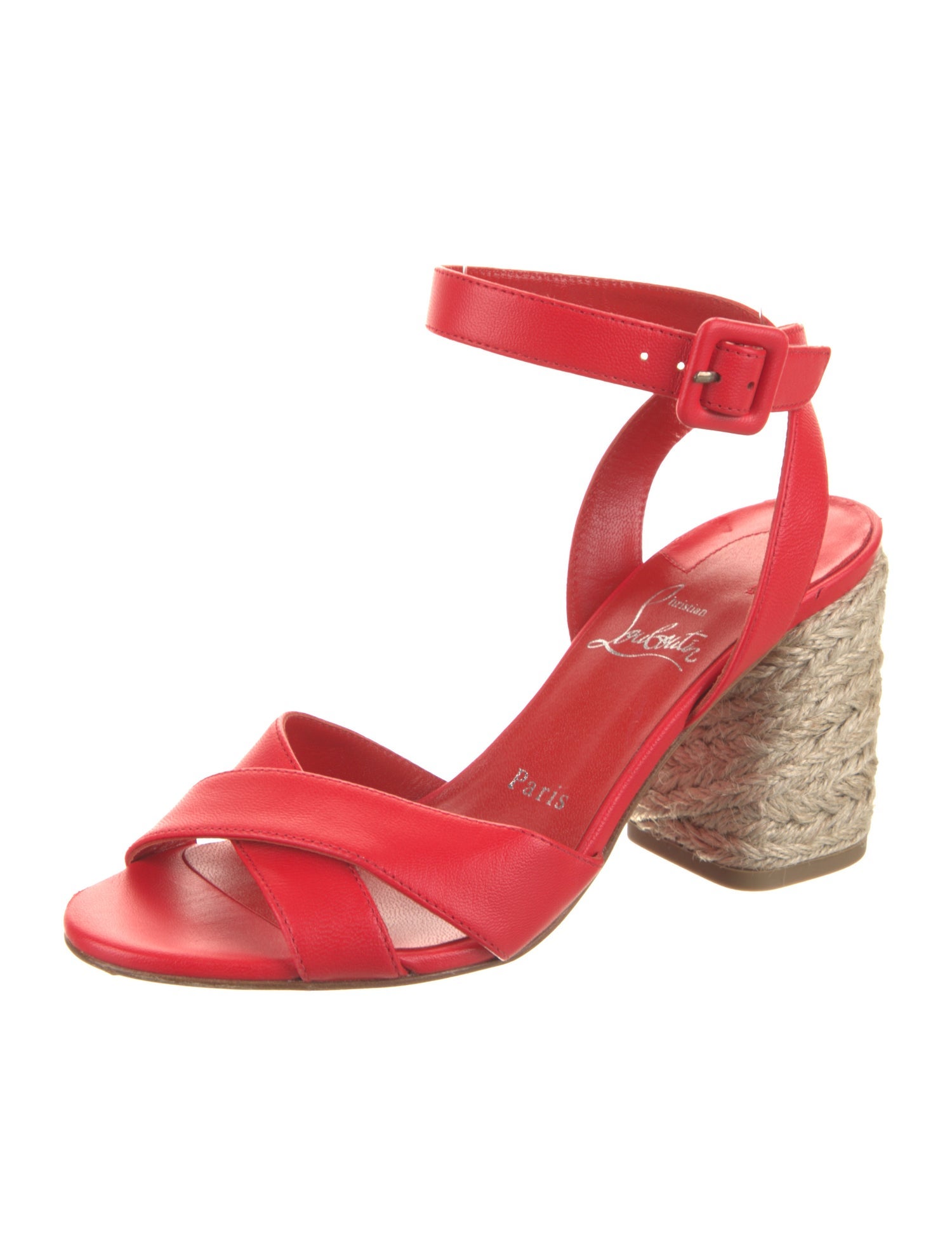 Christian Louboutin Leather Espadrilles