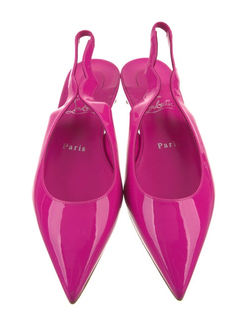 Christian Louboutin Patent Leather Slingback Flats