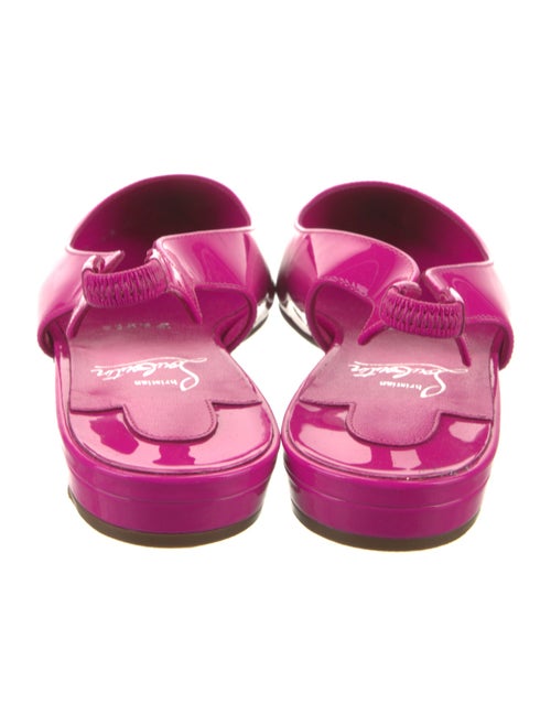 Christian Louboutin Patent Leather Slingback Flats