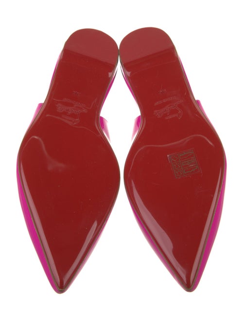 Christian Louboutin Patent Leather Slingback Flats