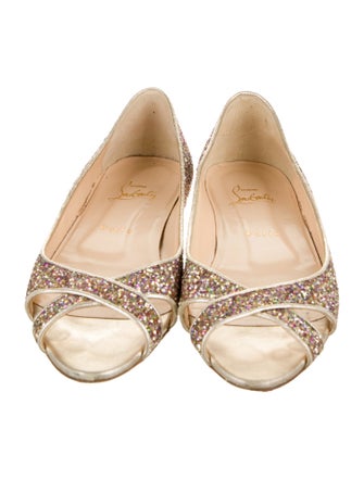 Christian Louboutin Glitter Mules