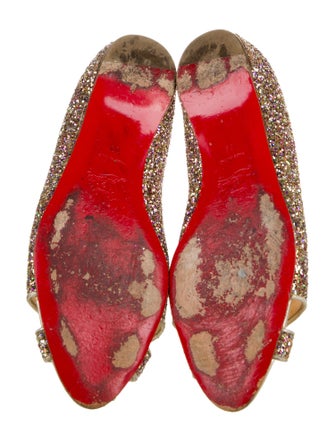 Christian Louboutin Glitter Mules