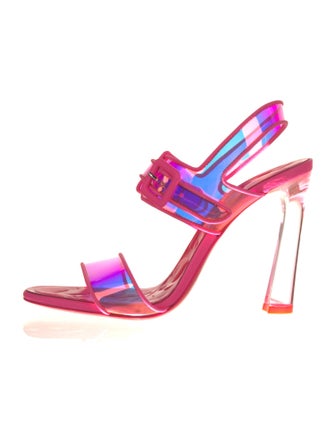 Christian Louboutin PVC Slingback Sandals