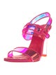 Christian Louboutin PVC Slingback Sandals