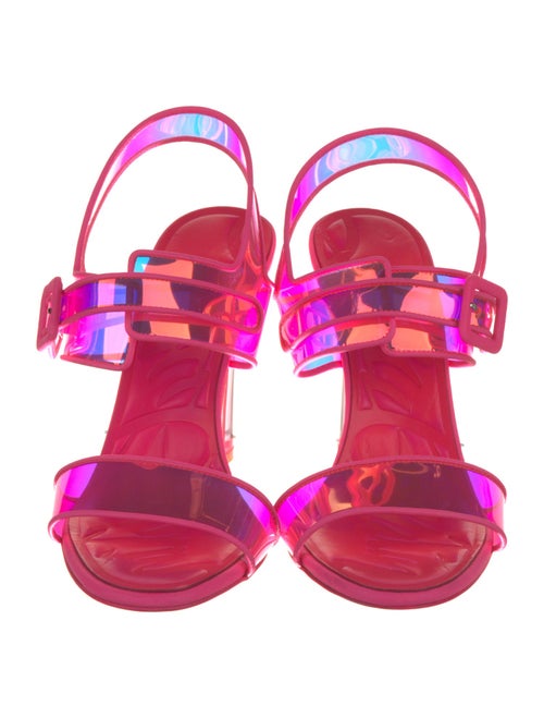 Christian Louboutin PVC Slingback Sandals