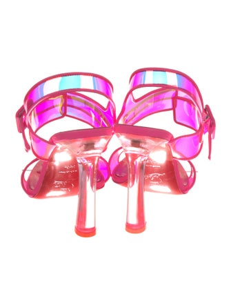 Christian Louboutin PVC Slingback Sandals