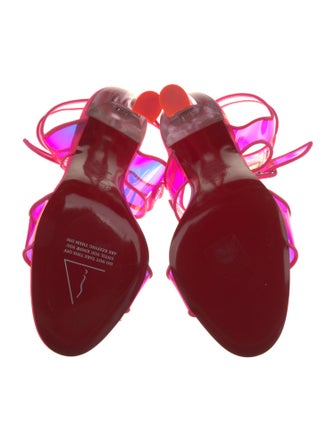 Christian Louboutin PVC Slingback Sandals
