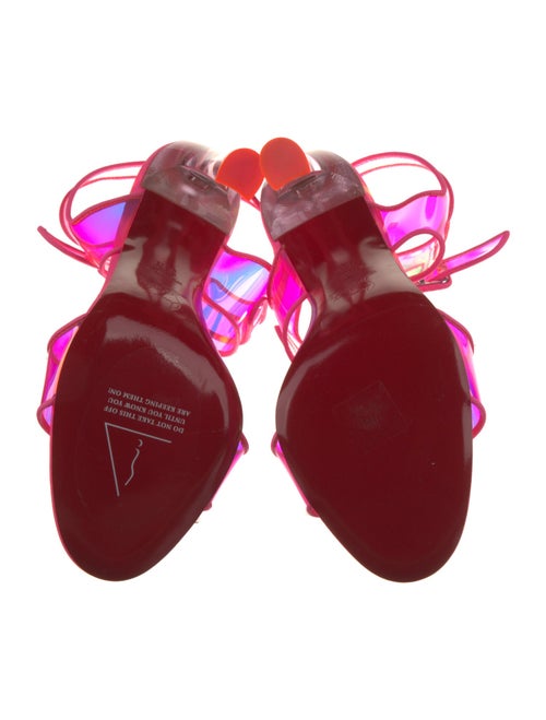 Christian Louboutin PVC Slingback Sandals
