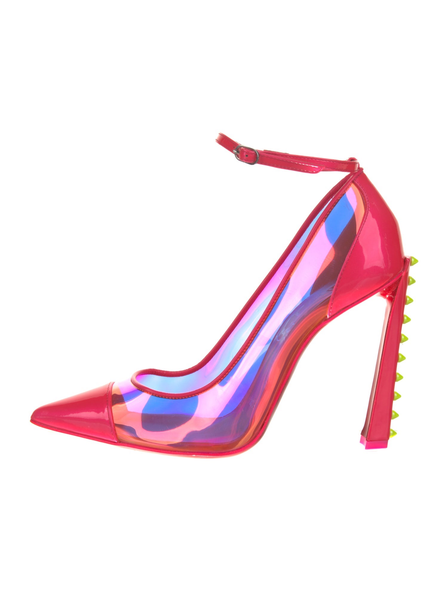 Christian Louboutin PVC Studded Accents Pumps