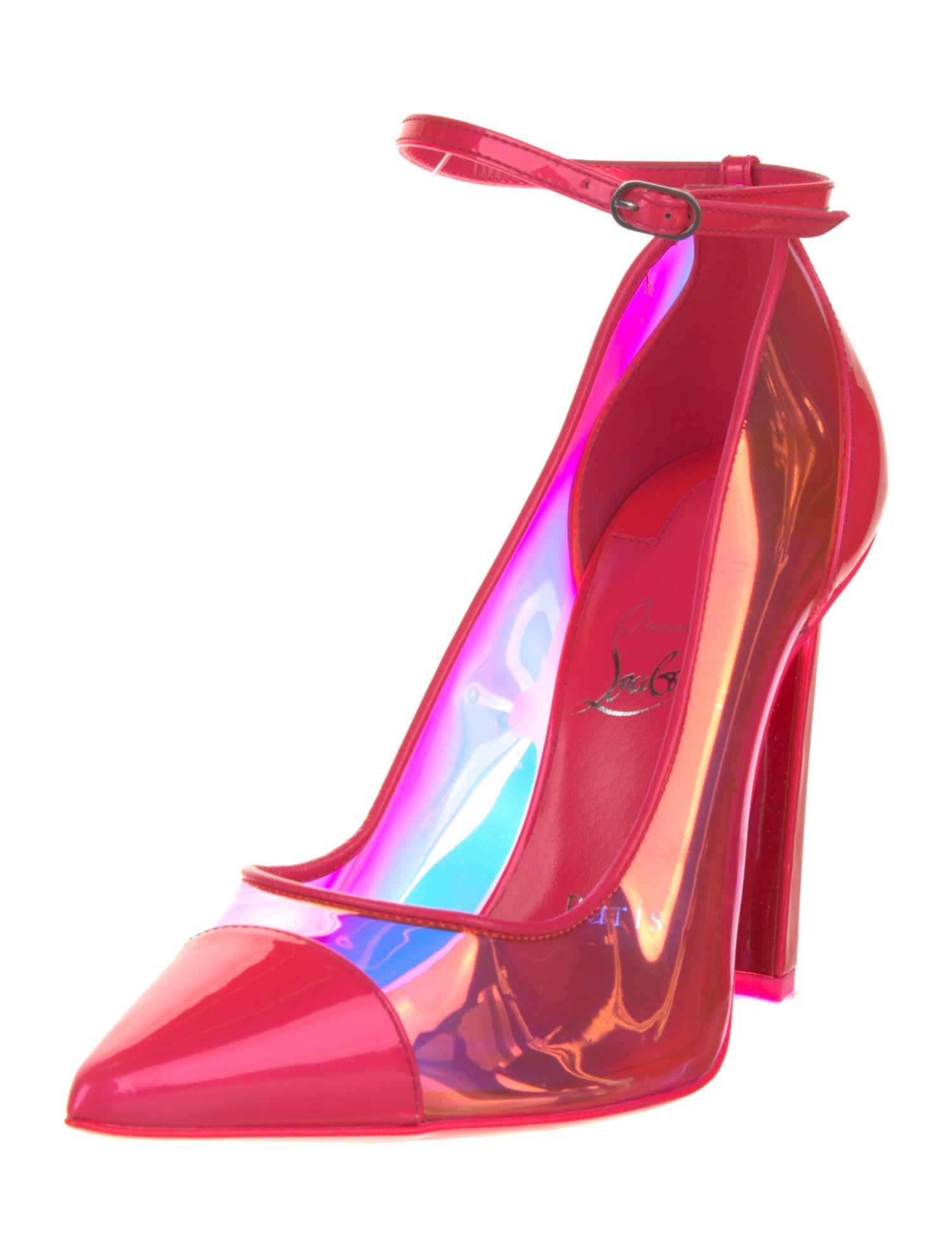 Christian Louboutin PVC Studded Accents Pumps