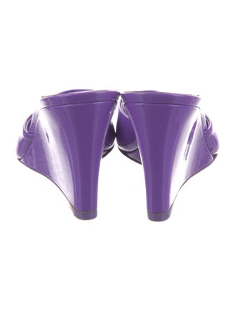 Christian Louboutin Patent Leather Slides