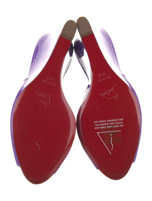 Christian Louboutin Patent Leather Slides