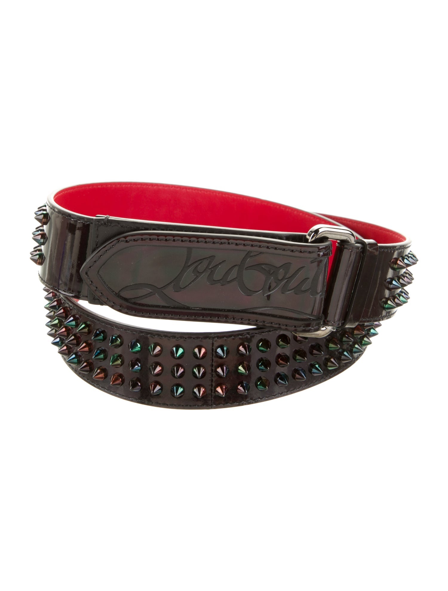 Christian Louboutin Patent Leather Belt Kit