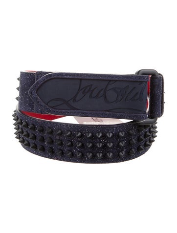 Christian Louboutin Belts Suede Waist Belt XS