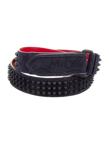 Christian Louboutin Belts Suede Waist Belt M