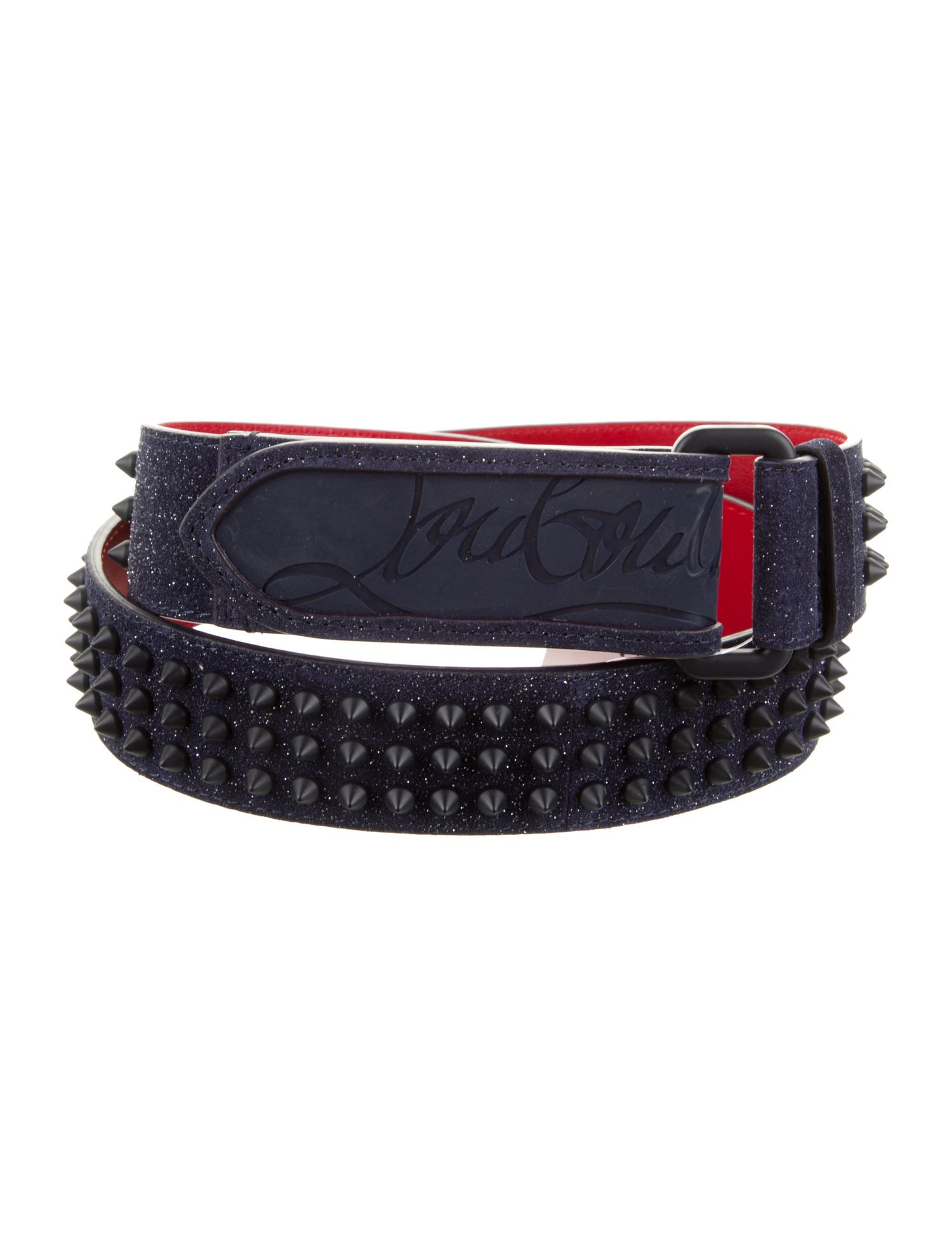 Christian Louboutin Suede Belt Kit