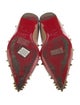 Christian Louboutin Spike Accents Leather Ballet Flats