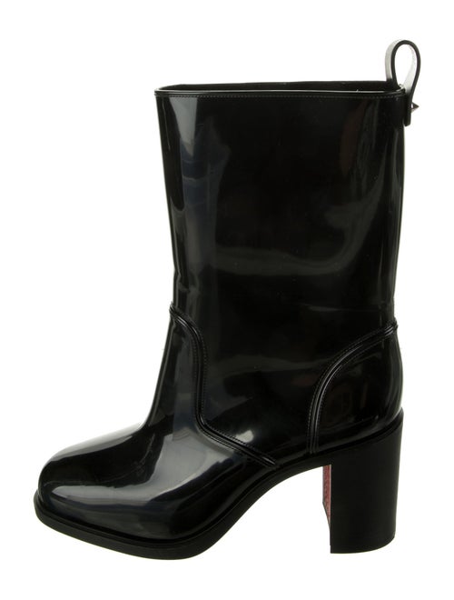 Christian Louboutin Rockstud Spike Rubber Rain Boots