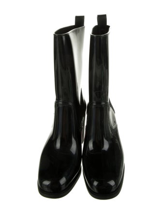 Christian Louboutin Rockstud Spike Rubber Rain Boots