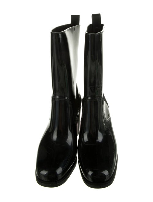 Christian Louboutin Rockstud Spike Rubber Rain Boots