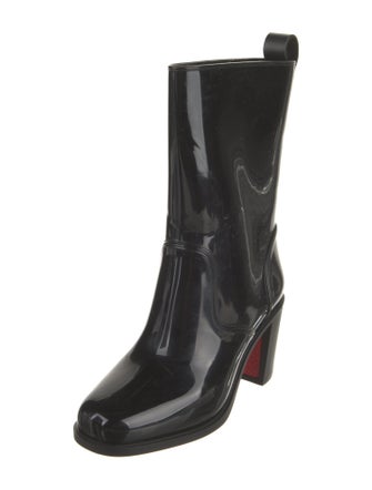 Christian Louboutin Rockstud Spike Rubber Rain Boots