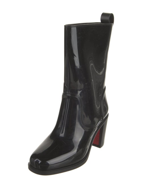 Christian Louboutin Rockstud Spike Rubber Rain Boots