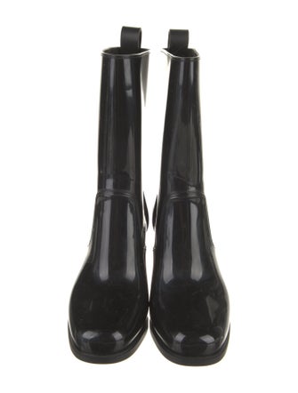 Christian Louboutin Rockstud Spike Rubber Rain Boots