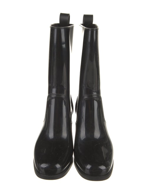 Christian Louboutin Rockstud Spike Rubber Rain Boots